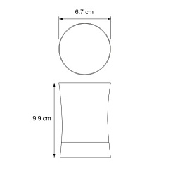 WasserKRAFT Стакан для зубных щеток "Wern K-7528" – фотография-4